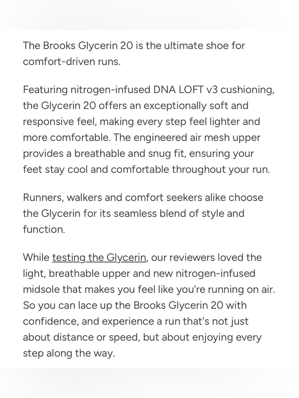 Brooks Glycerin 20 ‘Empower Her’ Women’s Running Shoe - Picture 14 of 15